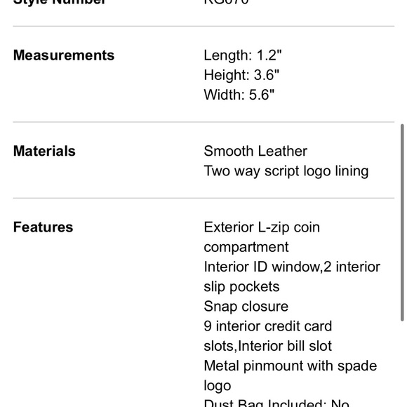 Kate Spade What A Catch Bifold Wallet - Picture 5 of 5